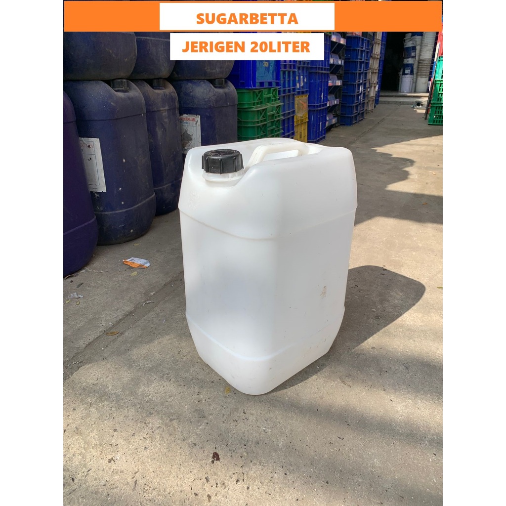 Jerigen Putih 20kg Jerigen Putih 20 Liter Drigen Putih 20kg / 20liter
