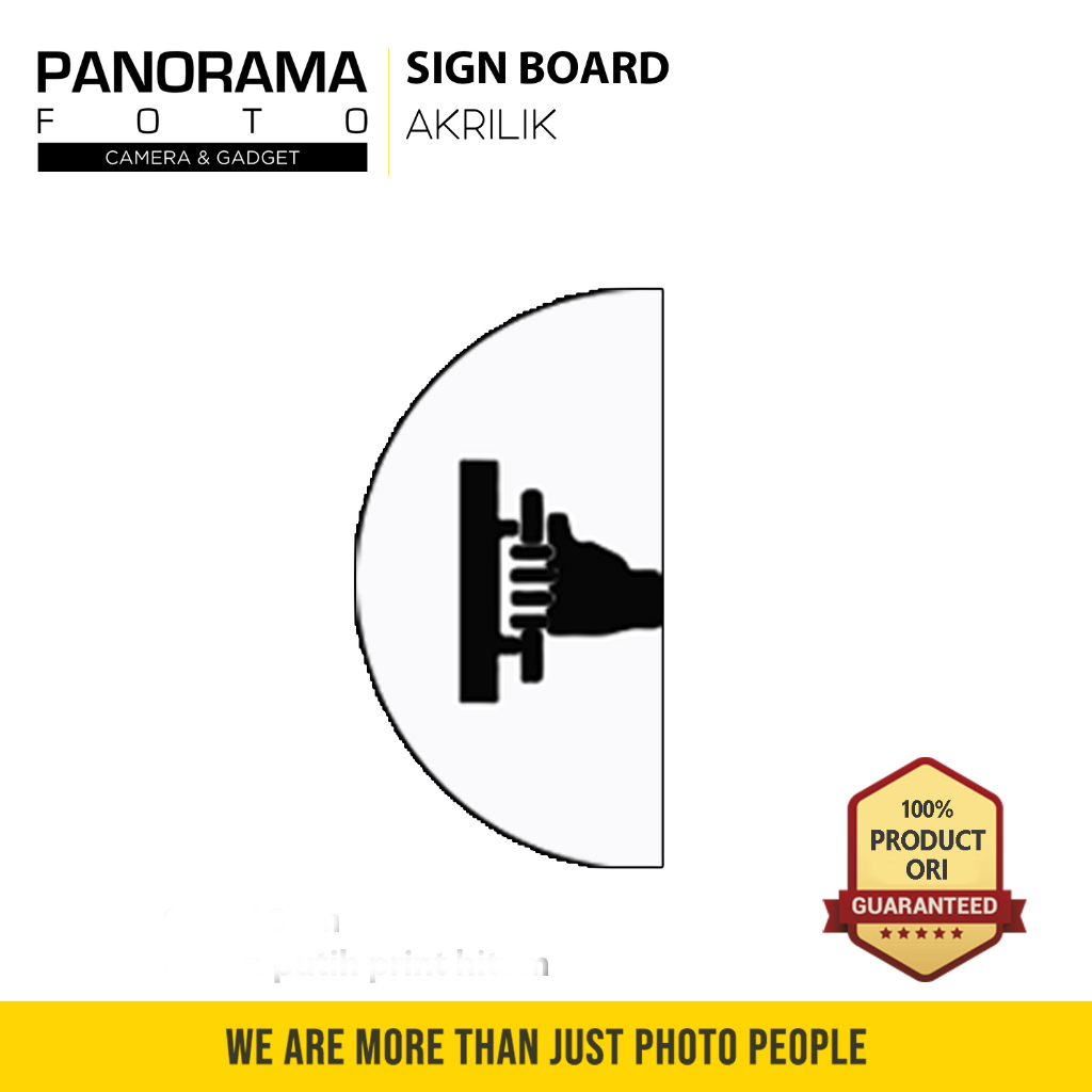 

Papan Tarik Dorong Sign Board Akrilik Custom Acrylic Tempel Signage Dinding