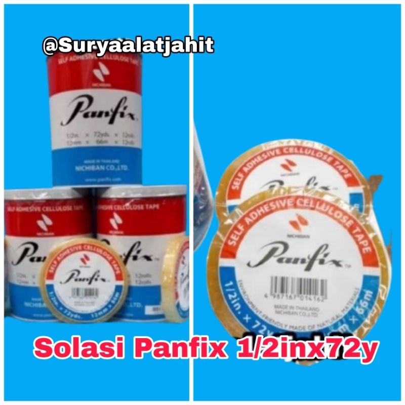 

Solasi Panfix 1/2inx72y (12mmx66mm) =rp.19.500/pcs