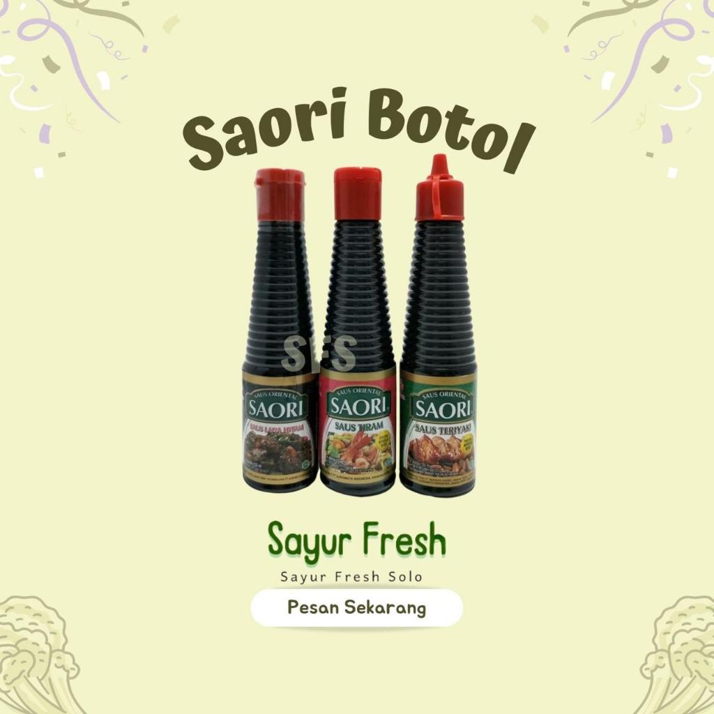 

Saori Saos Botol Tiram Teriyaki Lada Hitam 133ml