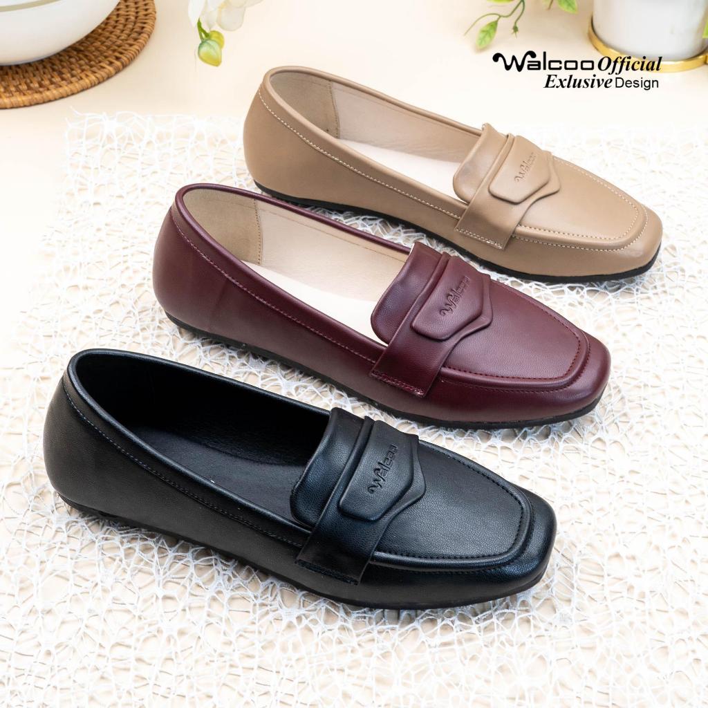 Walcoo Pride Sepatu Loafer Wanita Old Money Style