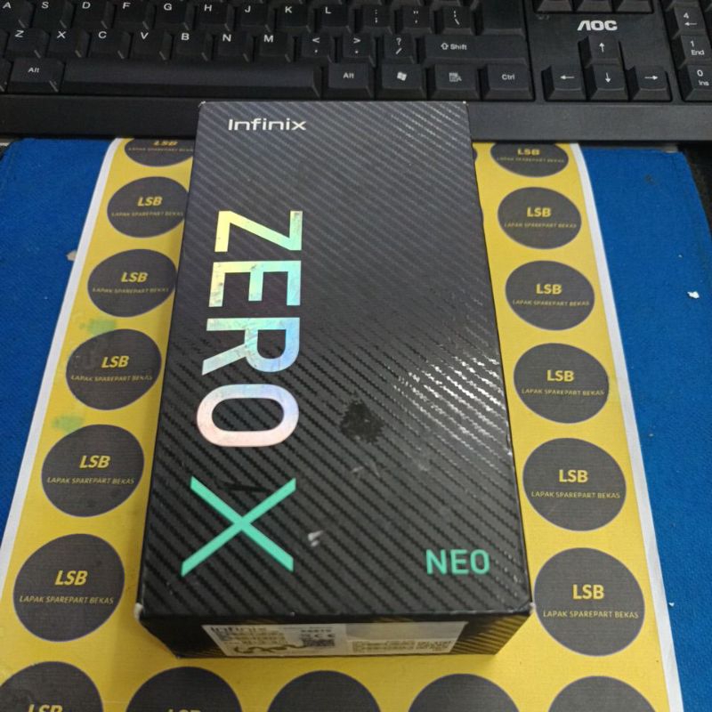 DUS BOX HANDPHONE INFINIX ZERO X6810 ORIGINAL BEKAS