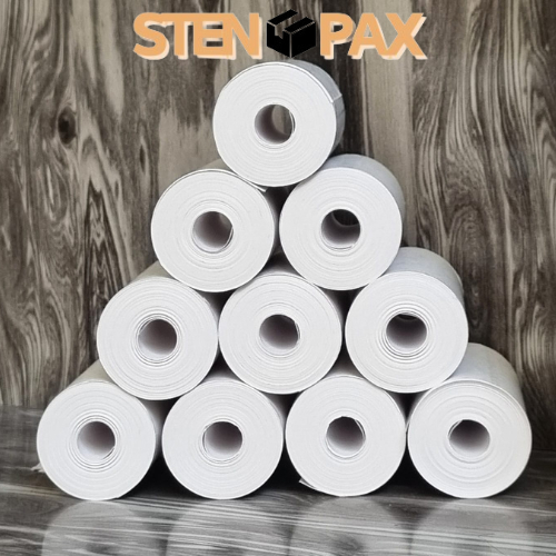 

(Isi 10 Roll) Kertas Thermal 57x30mm Coreless 9 Meter / Kertas Struk Kasir Thermal Paper Roll EDC