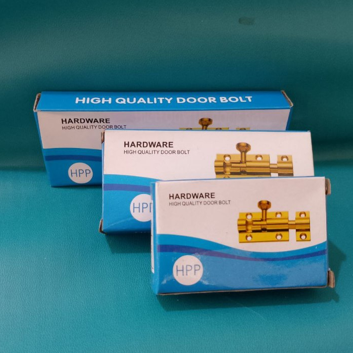 Grendel Babet HPP Gold dan Silver Untuk Pintu atau Jendela