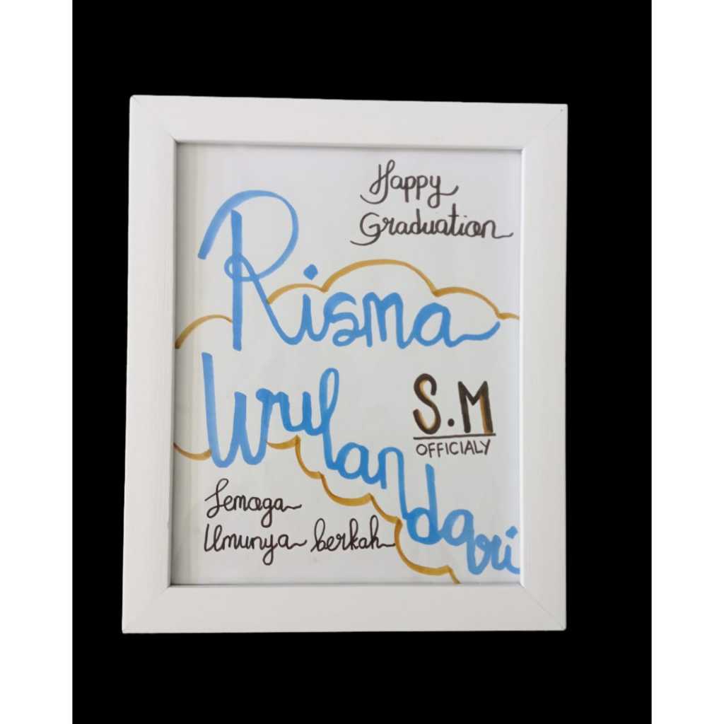 Kado Wisuda Cantik_Lettering Estetik