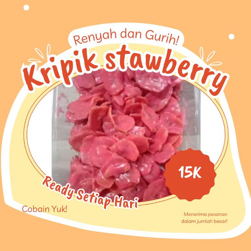 

kripik pisang stawberry 130gram