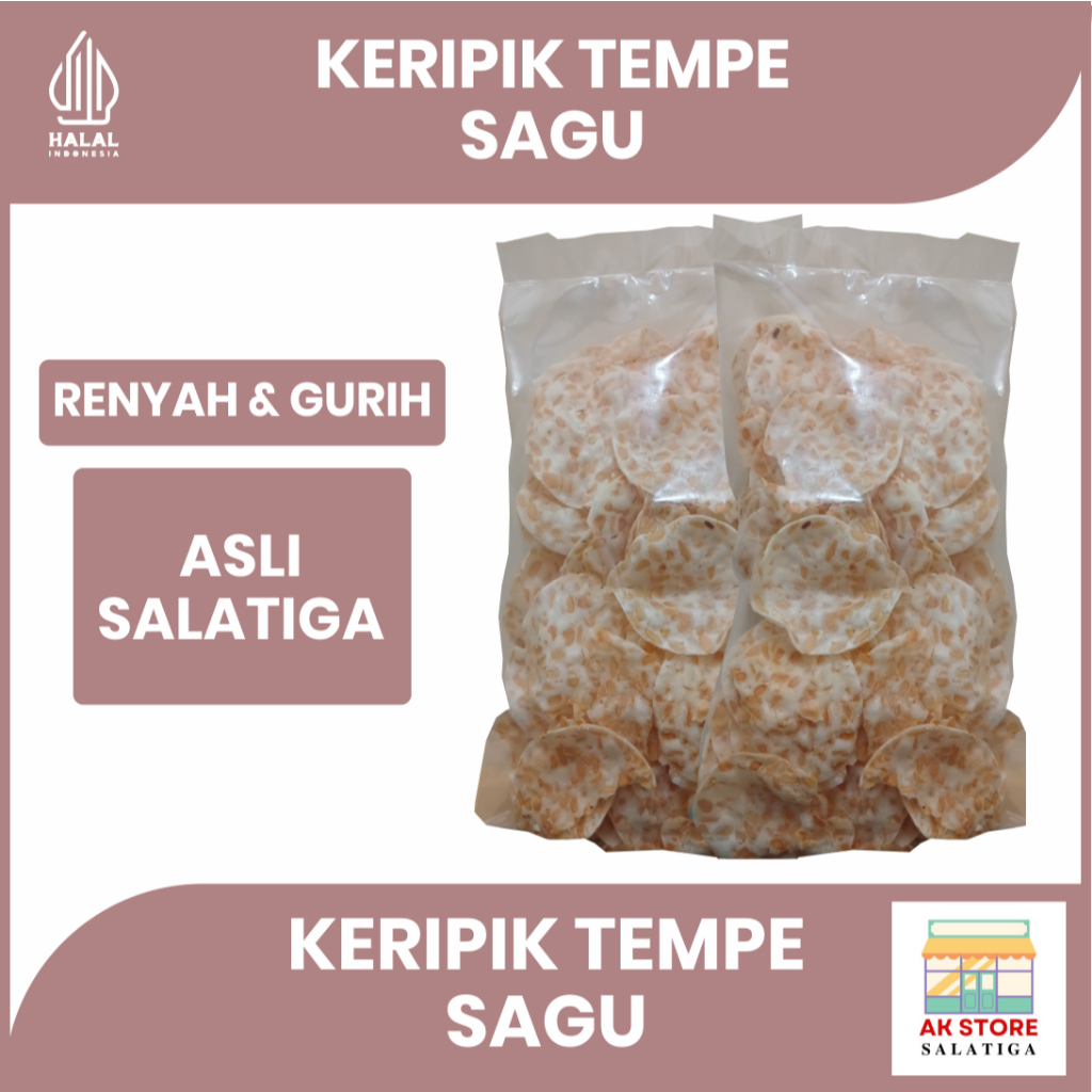 

Keripik Tempe Sagu | Snack | Camilan Renyah dan Gurih