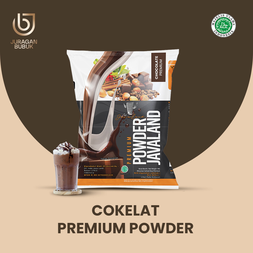 

PREMIUM Chocolate Powder Drink Bubuk Minuman Rasa Chocolate PREMIUM 1kg Javaland