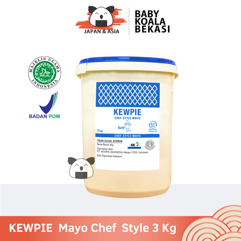 

KEWPIE Mayo Chef Style Mayo 3 Kg | Mayonnaise - Bekasi
