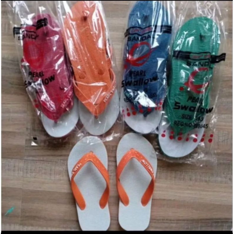 SANDAL SWALLOW PEARL SERI WARNA UK. 9-10.5 / harga per 6 pasang / TIDAK BIS PILIH UKURAN