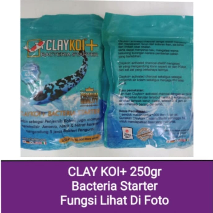 Clay Koi 250Gr Bakteri Starter Kolam Ikan Koi