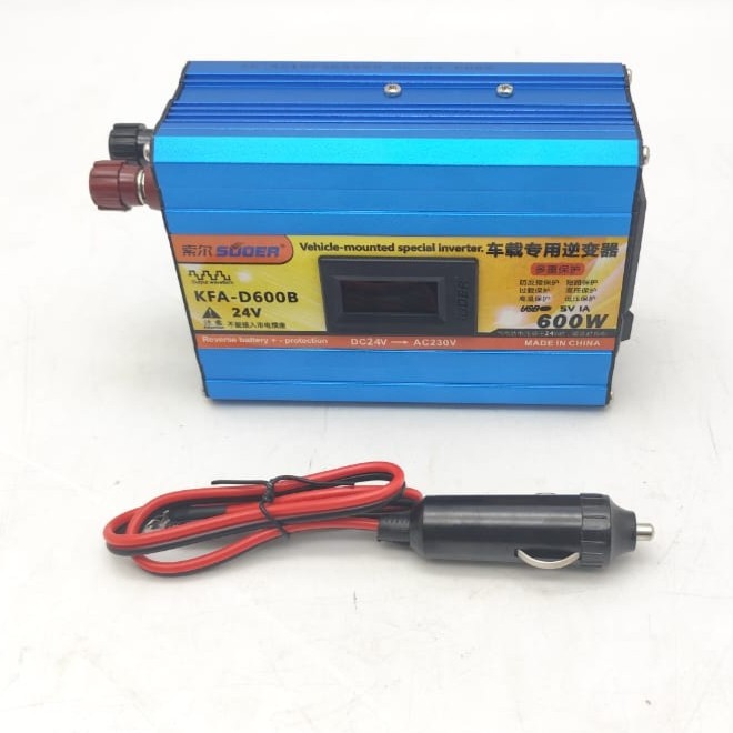 SOLAR POWER INVERTER DC 24V TO AC 230V 600 WATT DC TO AC SOLAR POWER INVERTER