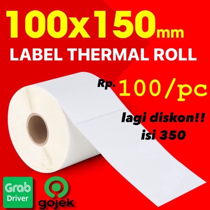 

KODE 6CSZ LABEL STICKER THERMAL 1 X 15 BARCODE 1x15 isi 35 UKURAN A6
