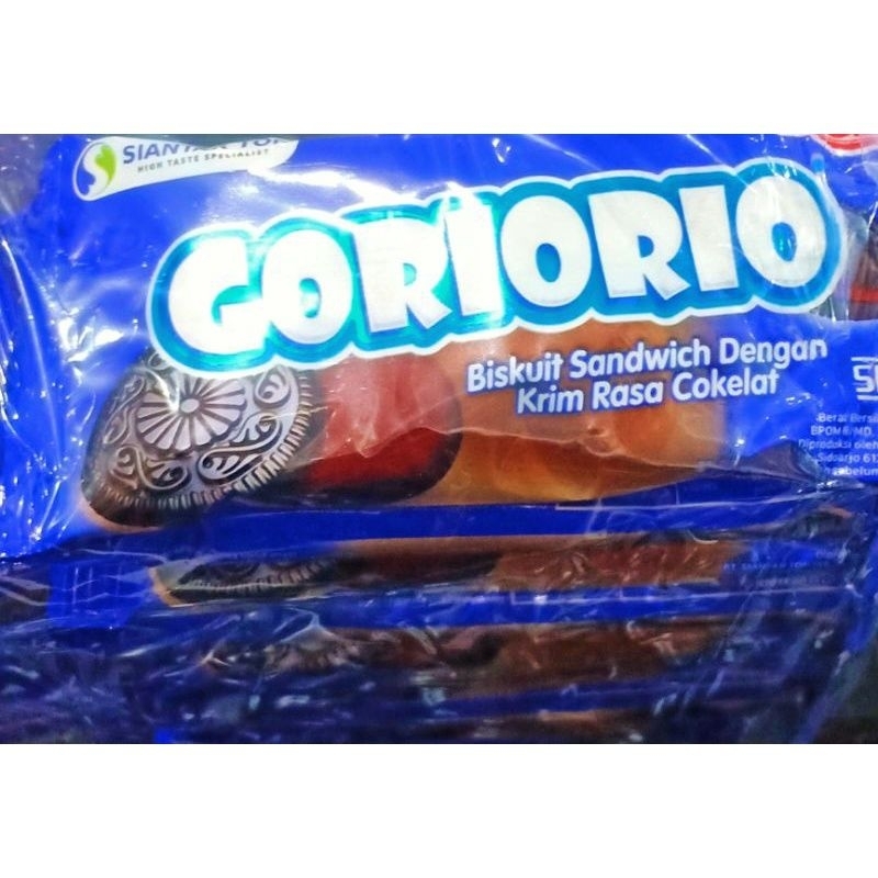 

Goriorio 1renteng isi 10pcs Berat 100gr