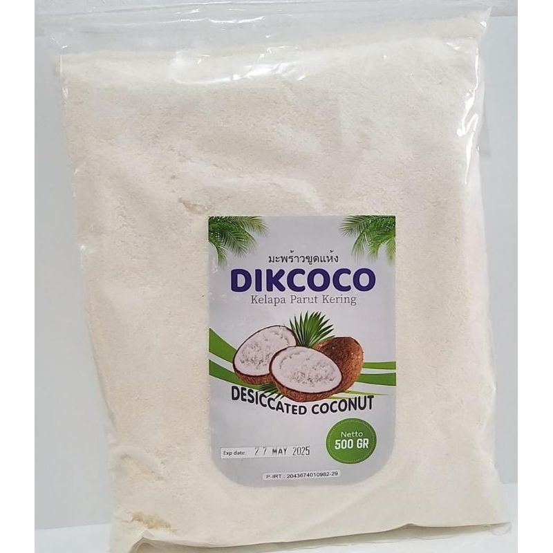 

Dikcoco Kelapa Parut Kering Desicciced Coconut 500 GR