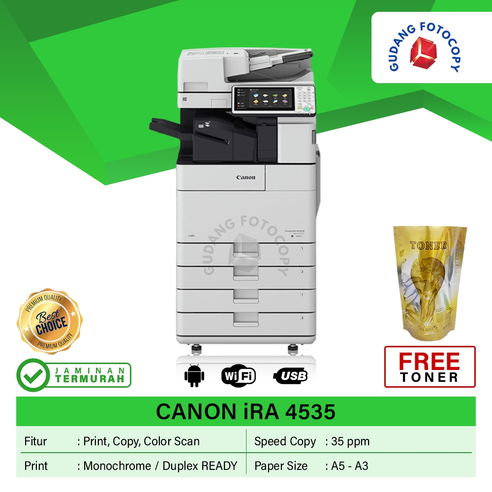 [PROMO] Canon iRA 4535 Mesin Fotocopy READY STOK