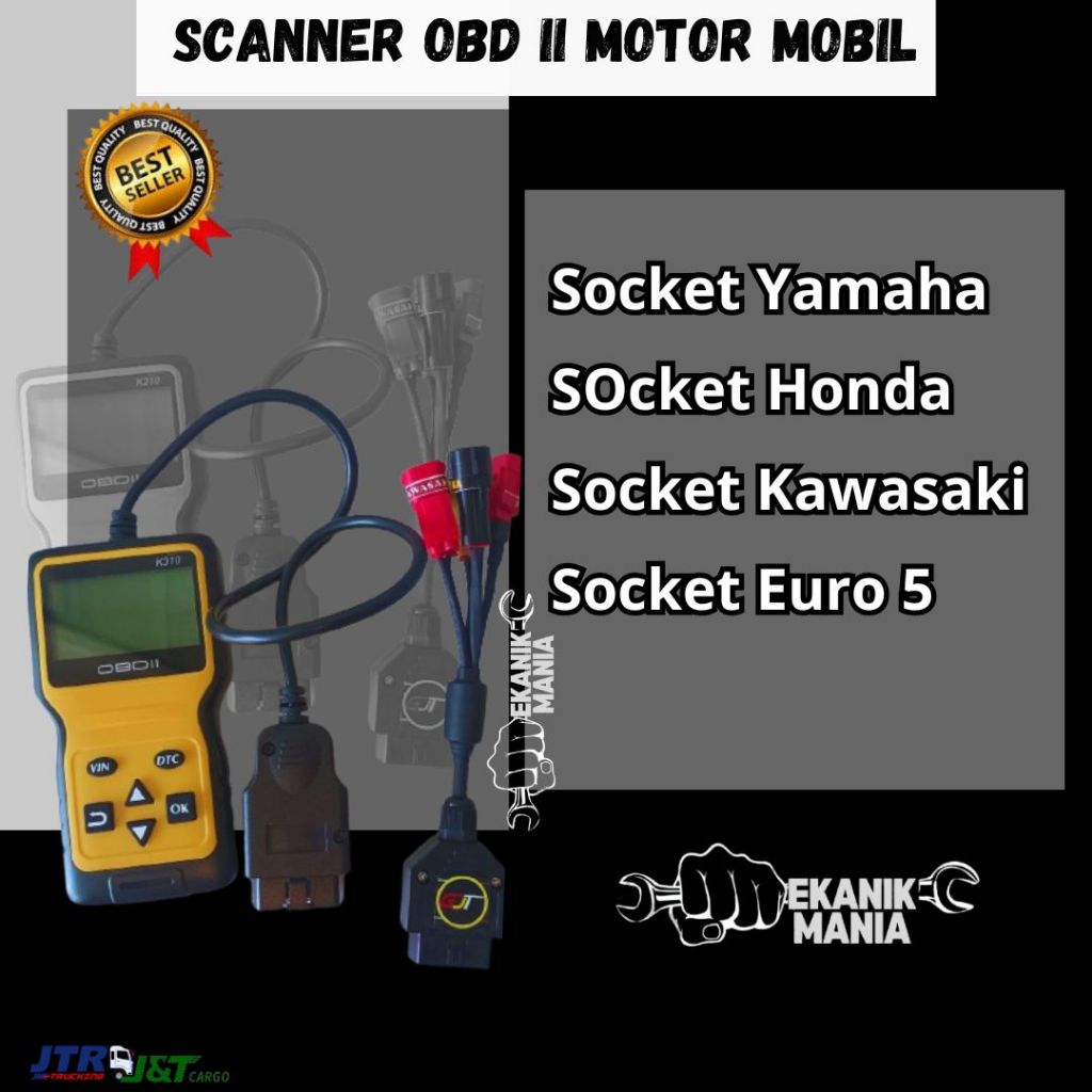 Scanner Motor Yamaha OBD II untuk motor OBD 2