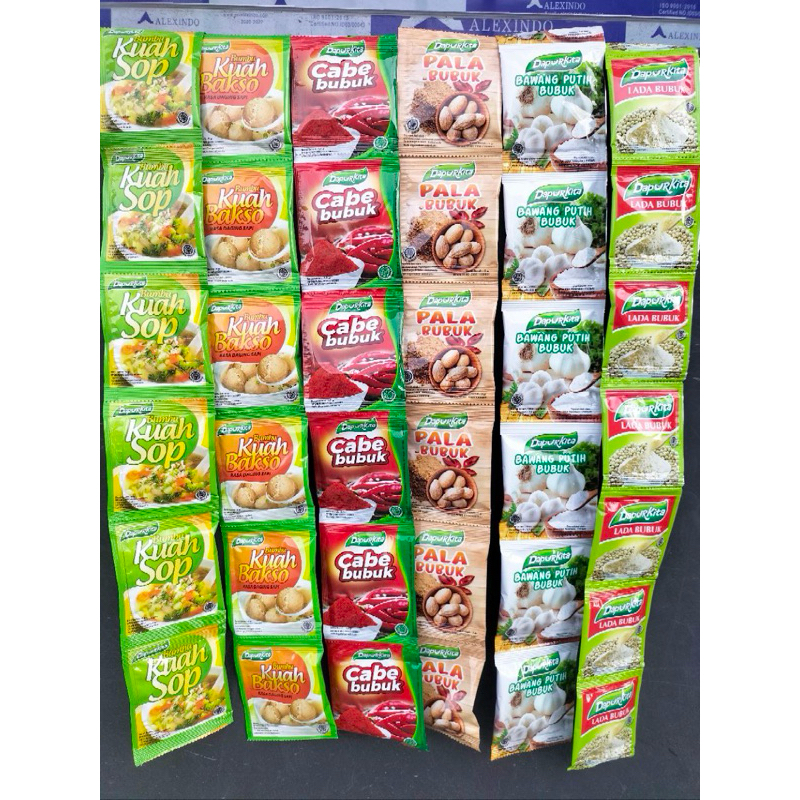 

DAPURKITA Bumbu Dapur 11gr 1 Renteng Isi 12
