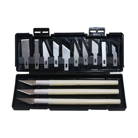 

Alat Ukir Pahat Kayu 13pcs 1 Set Alat Ukir Kerajinan Kayu Mata Pisau Satu Set