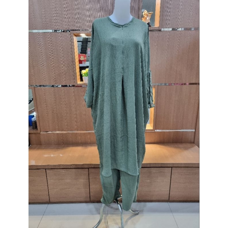 ONE SET LONG TUNIK POLOS INARA