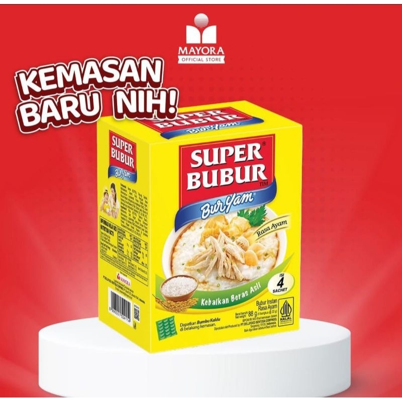 

super bubur buryam isi 10 sachet @22gr