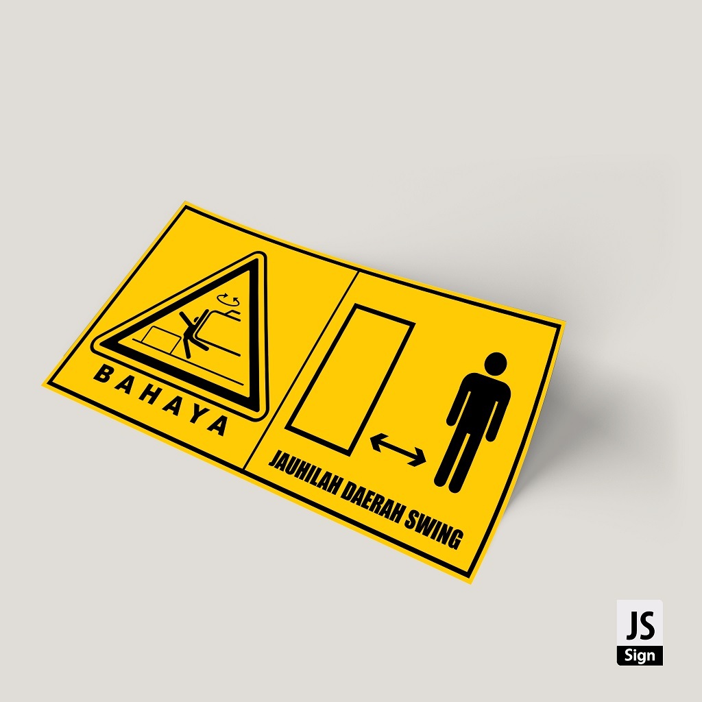

STICKER K3 SAFETYSIGN - JAUHILAH AREA SWING EXCAVATOR