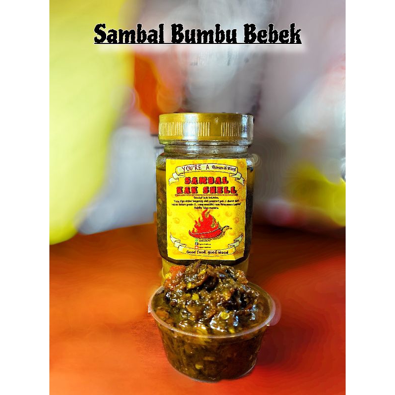 

SAMBAL BUMBU BEBEK "extra potongan daging bebek" SPECIAL BY KAK SHELL