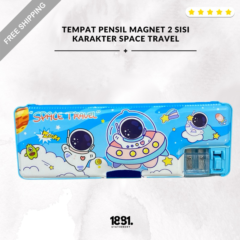 

Tempat Pensil Magnet 2 Sisi Karakter Space Travel