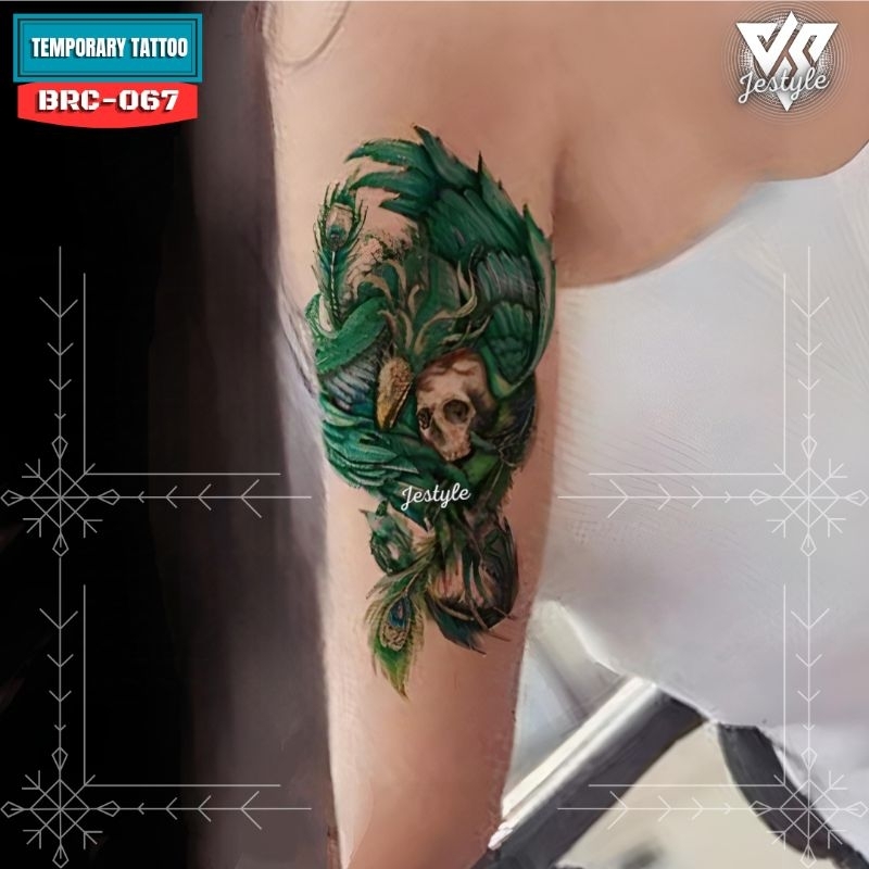 [BRC-067] Tato Temporer Temporary Tattoo Burung