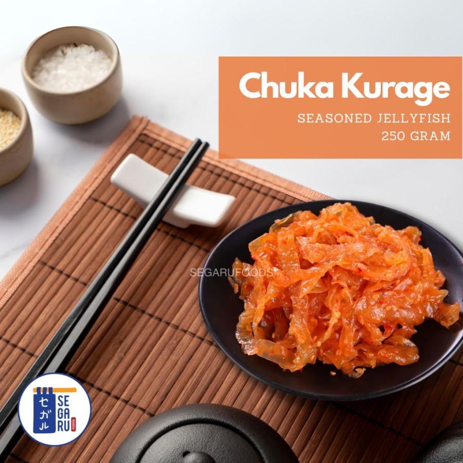 

Chuka Kurage | Seasoned Jelly Fish | Ubur-Ubur Halal MUI 250 Gram