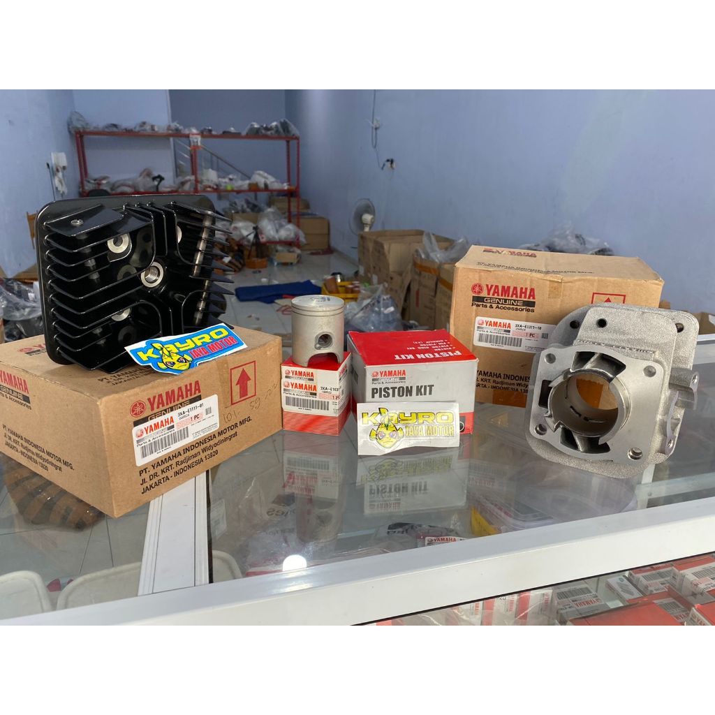 PAKET KOMPLIT BLOK SEHER SILINDER CYLINDER BLOK KOP HEAD PISTON KIT SET F1ZR FIZR FIZ R F1Z R ASLI O