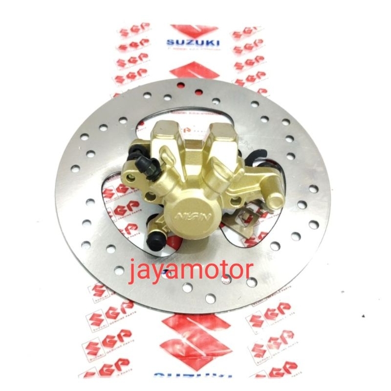 piringan cakram+kaliper belakang Suzuki Shogun 125 FL,Shogun 125 sp new,Shogun NR,Shogun rr,axelo OR