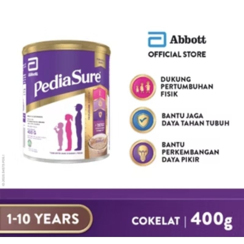 

PEDIASURE Coklat 400 g || Susu anak usia 1-10 Tahun