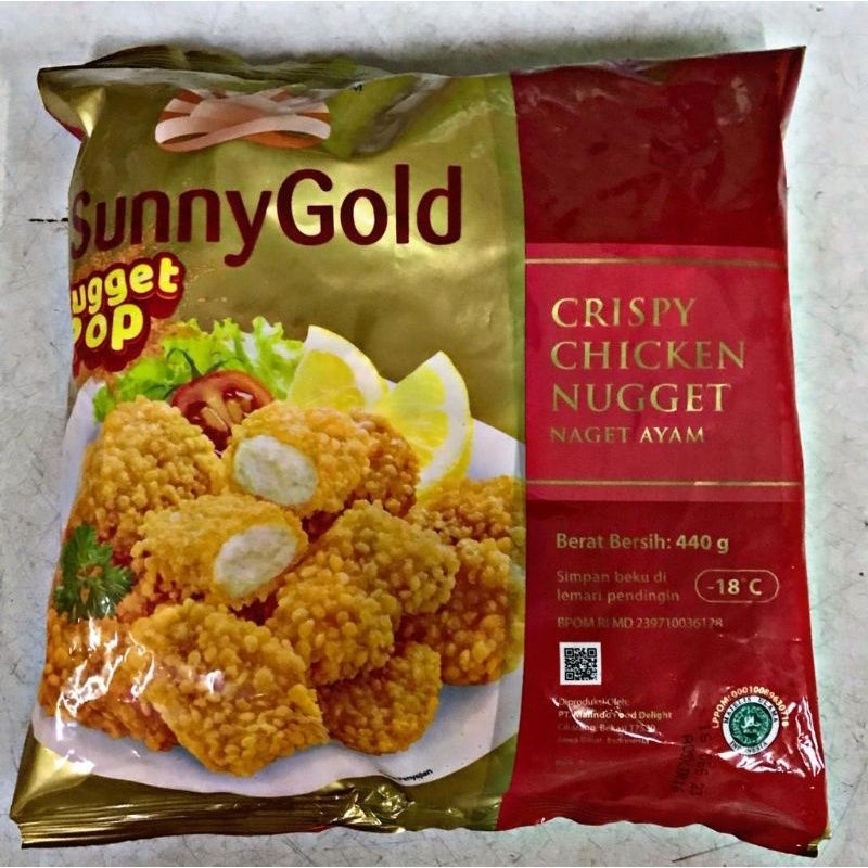 

Sunny Gold Chicken Nugget Crispy 440 Gram