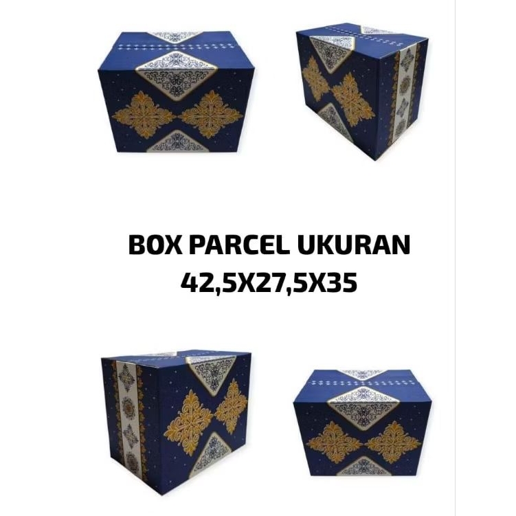 

Box Parcel ukuran 42,5x27,5x35 untuk parcel, oleh-oleh,sembako dll.