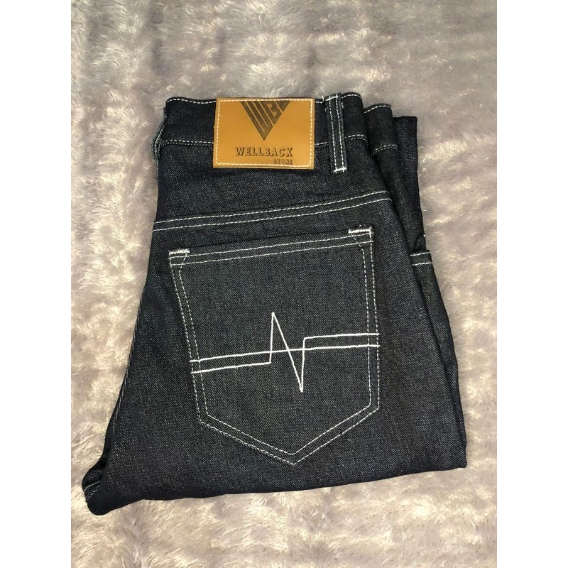 wellback-vintage-celana jeans pria slimfit