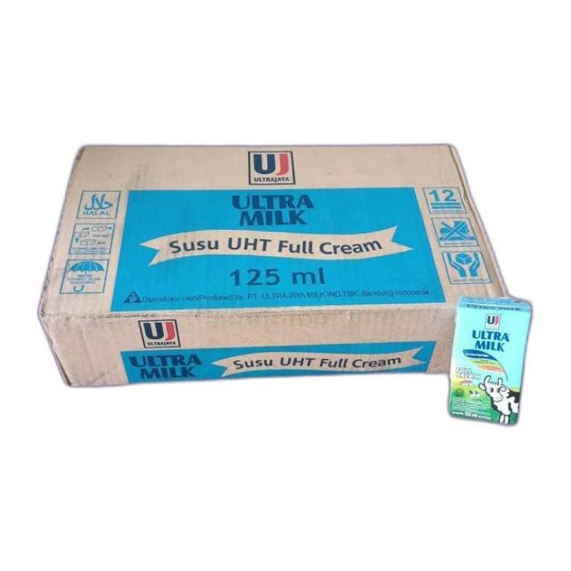 

susu UHT 125ML full cream 1 dus isi 40 pcs