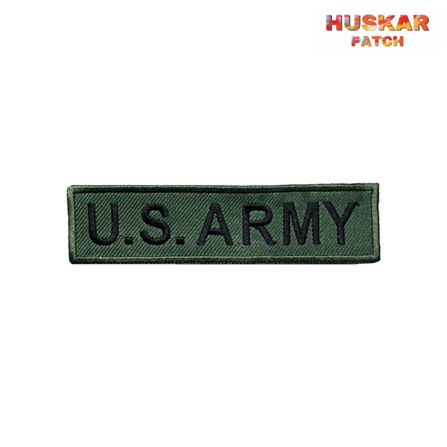 PATCH BORDIR / EMBLEM BORDIR JAHIT US ARMY MILITARY