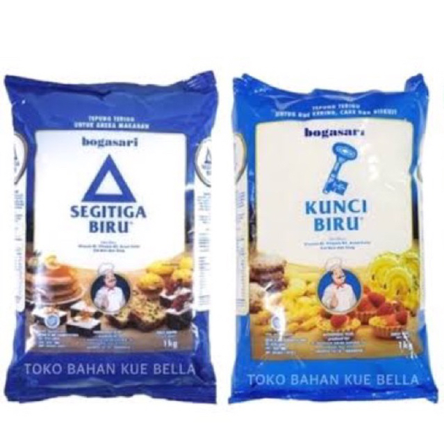 

Tepung bogasari - Segitiga Biru - Kunci Biru 1kg