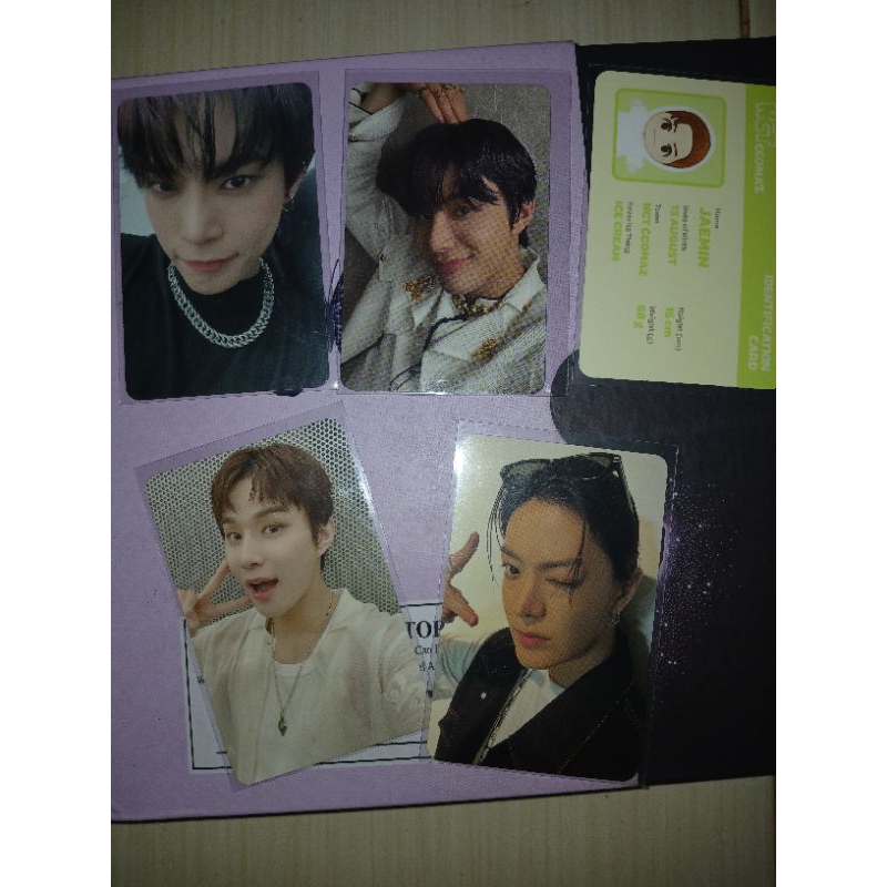Pc official Doyoung/Yuta/Jungwoo/Id card Jaemin