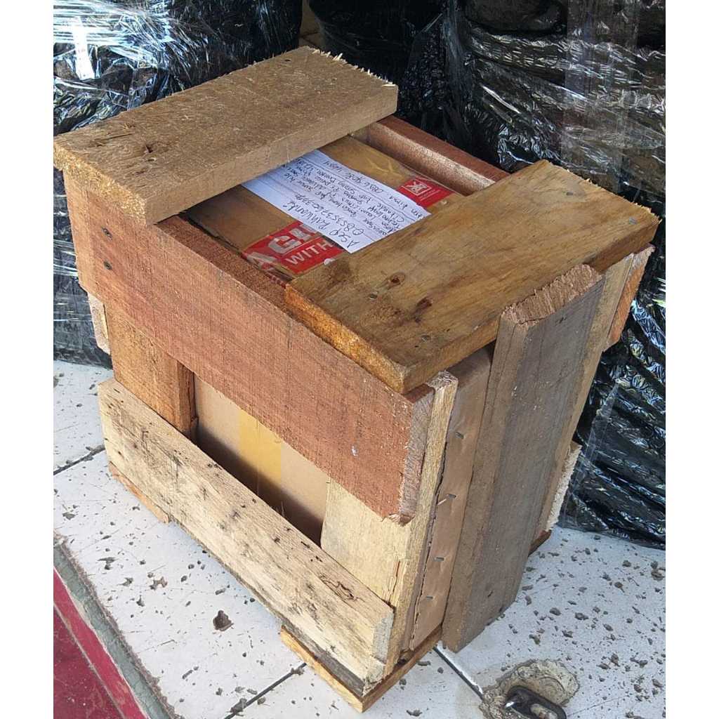

Peti kayu untuk tambahan extra packing.
