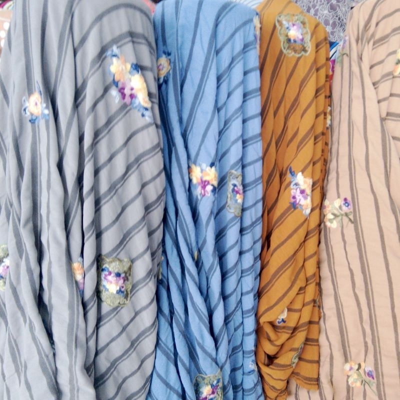 kain crinkle airflo motif - kain crinkle motif - kain crinkle meteran - ajt