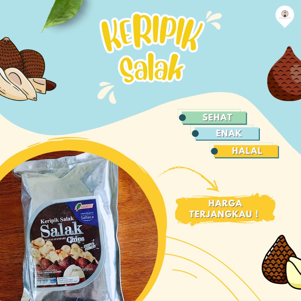 

Keripik Salak / Kripik Buah Salak 100 Gram / Oleh oleh khas malang - Ampiran Camilan Djowo