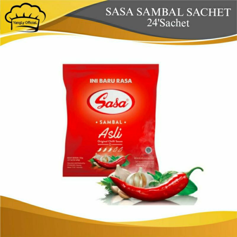 

SASA SAMBAL Asli SACHET 8gr x 24 (TERSEDIA HARGA GROSIR)