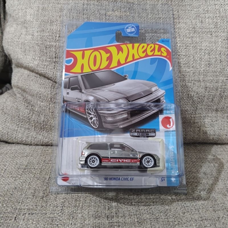Hotwheels 90 Honda Civic EF Zamac