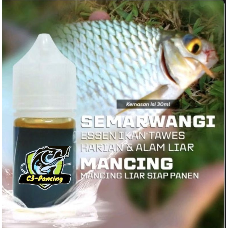 SEMARWANGI Essen Ikan Tawes Mancing Harian Liar 30ml - Essen Umpan Ikan Tawes dikolam, Sungai, Waduk