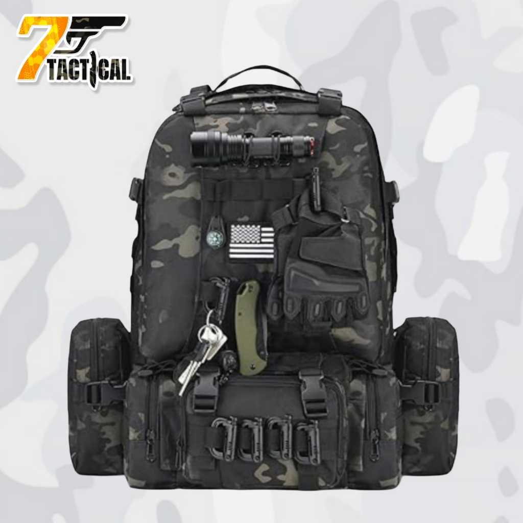 Tas ransel anak 213 Multicame Black tas ransel oudoor tactical tas ransel pria 60L tas camping tas g