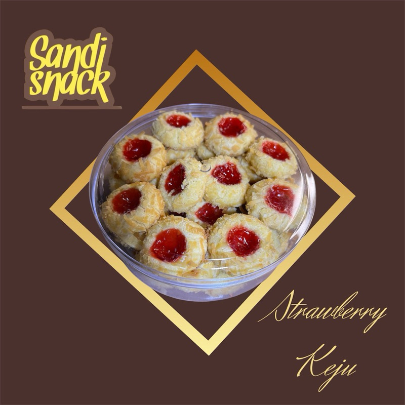 

STRAWBERRY KEJU KUE KERING