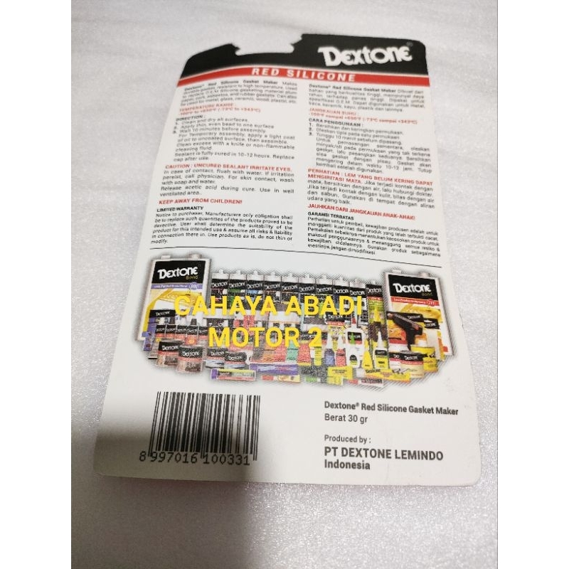 LEM PAKING MERAH DEXTONE