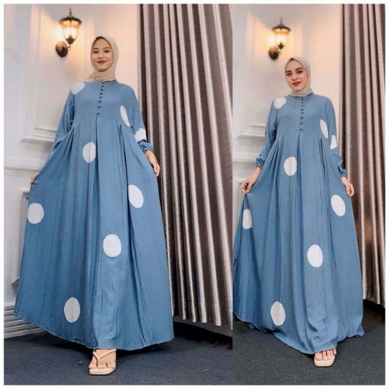 Gamis Batik Twill Busana Muslim Batik Gamis Twill Ori